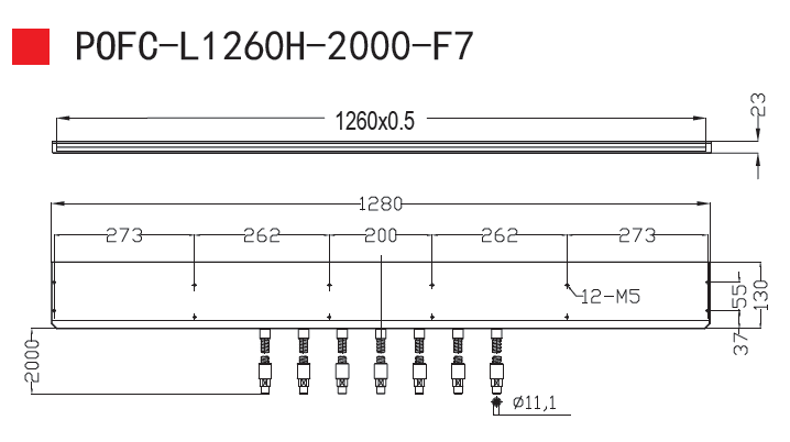 Fiber Optic Line Light Guide